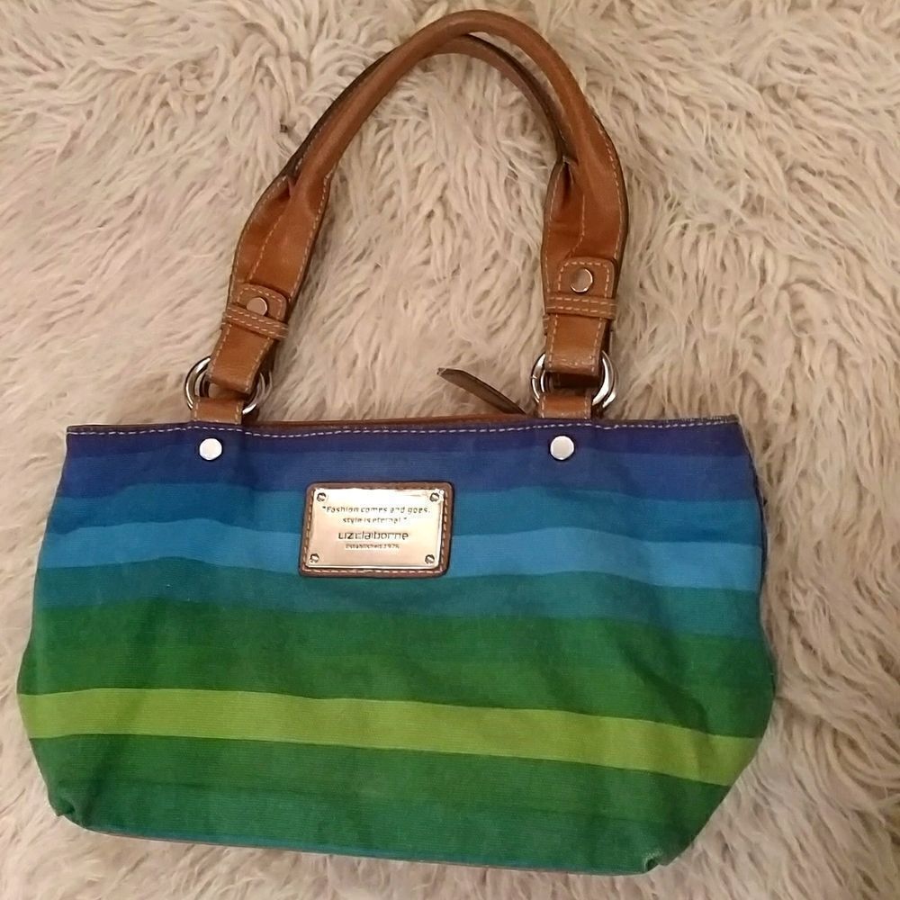 Liz Claiborne, Multi color, hand bag, nice condition